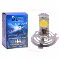 Светодиодная автомобильная лампа DLED H4 - 1 HP 22W (2шт.)