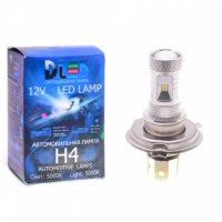 Светодиодная автомобильная лампа DLED H4 - 6 Epistar HP (2шт.)